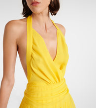 Dolce&Gabbana Halterneck silk chiffon gown