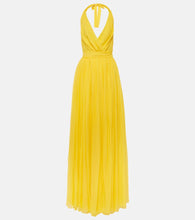 Dolce&Gabbana Halterneck silk chiffon gown. Dolce&Gabbana 露背真丝雪纺礼服