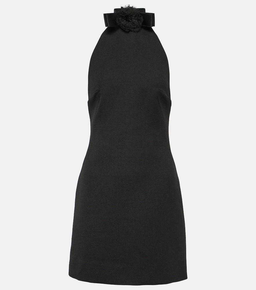 Dolce&Gabbana Halterneck virgin wool minidress. Dolce&Gabbana 挂脖初剪羊毛迷你连衣裙