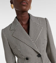 Dolce&Gabbana Houndstooth wool-blend blazer