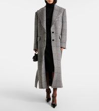 Dolce&Gabbana Houndstooth wool-blend coat