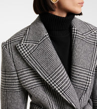 Dolce&Gabbana Houndstooth wool-blend coat