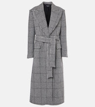 Dolce&Gabbana Houndstooth wool-blend coat - Dolce&Gabbana 千鸟格羊毛混纺大衣