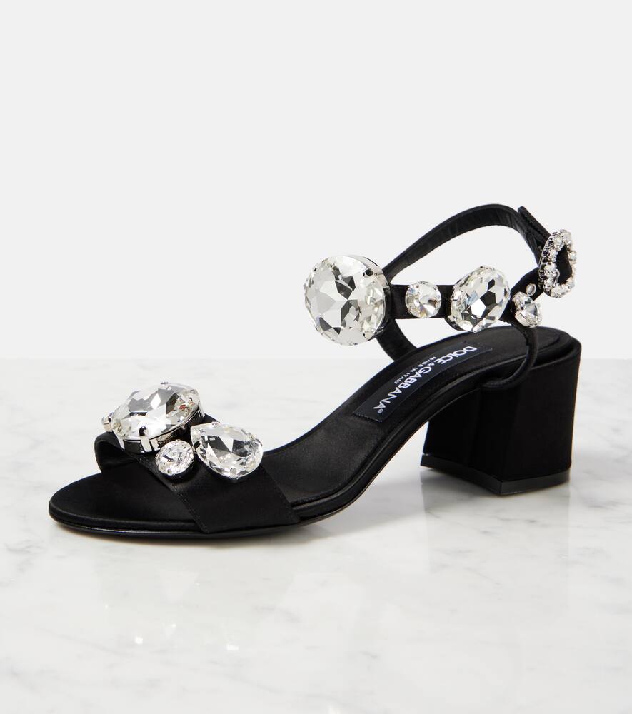 Dolce&Gabbana Keira 60 embellished satin sandals