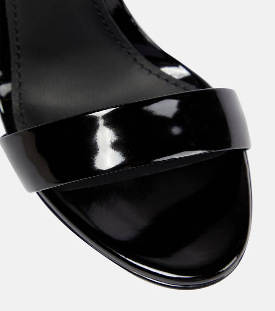 Dolce&Gabbana Keira patent leather platform sandals