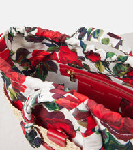 Dolce&Gabbana Kendra Small raffia basket bag