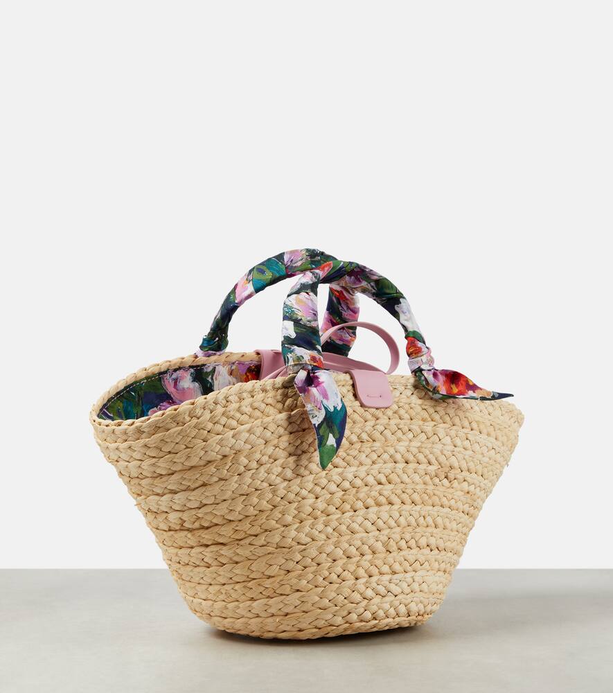 Dolce&Gabbana Kendra Small straw basket bag