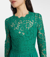 Dolce&Gabbana Lace and silk-blend gown