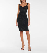 Dolce&Gabbana Lace-paneled bustier dress