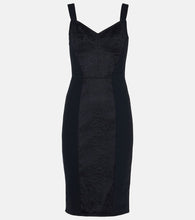 Dolce&Gabbana Lace-paneled bustier dress