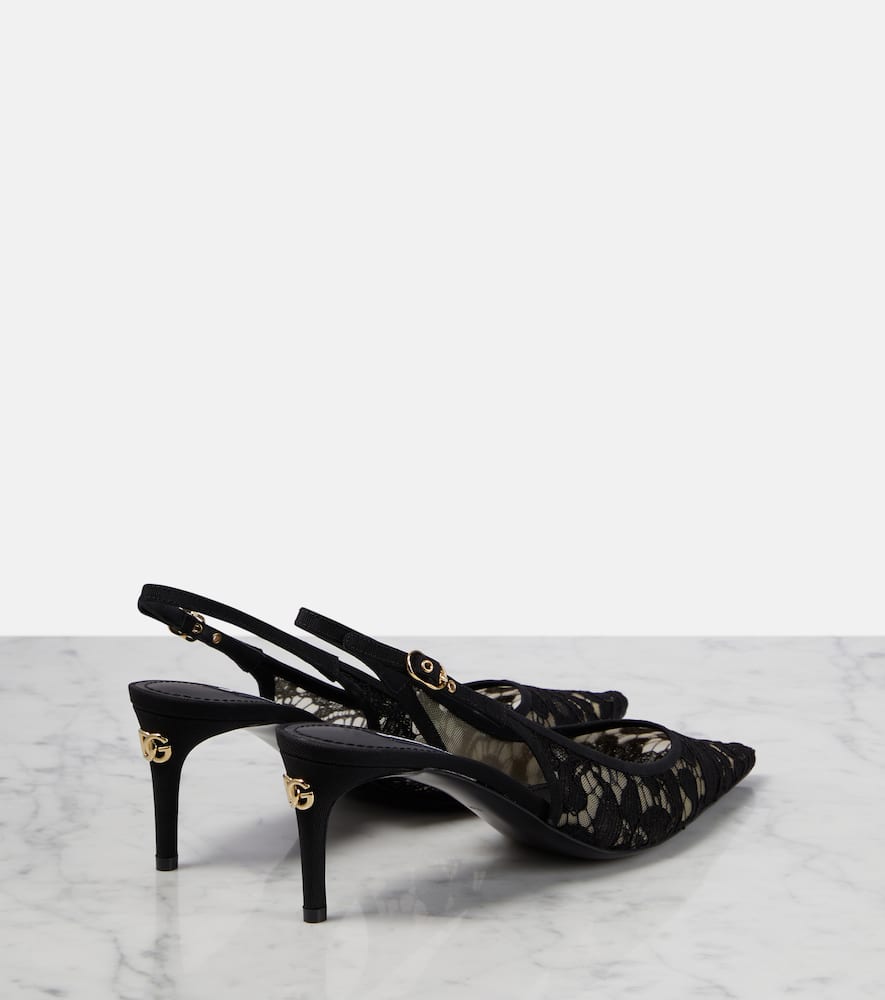 Dolce&Gabbana Lace slingback pumps