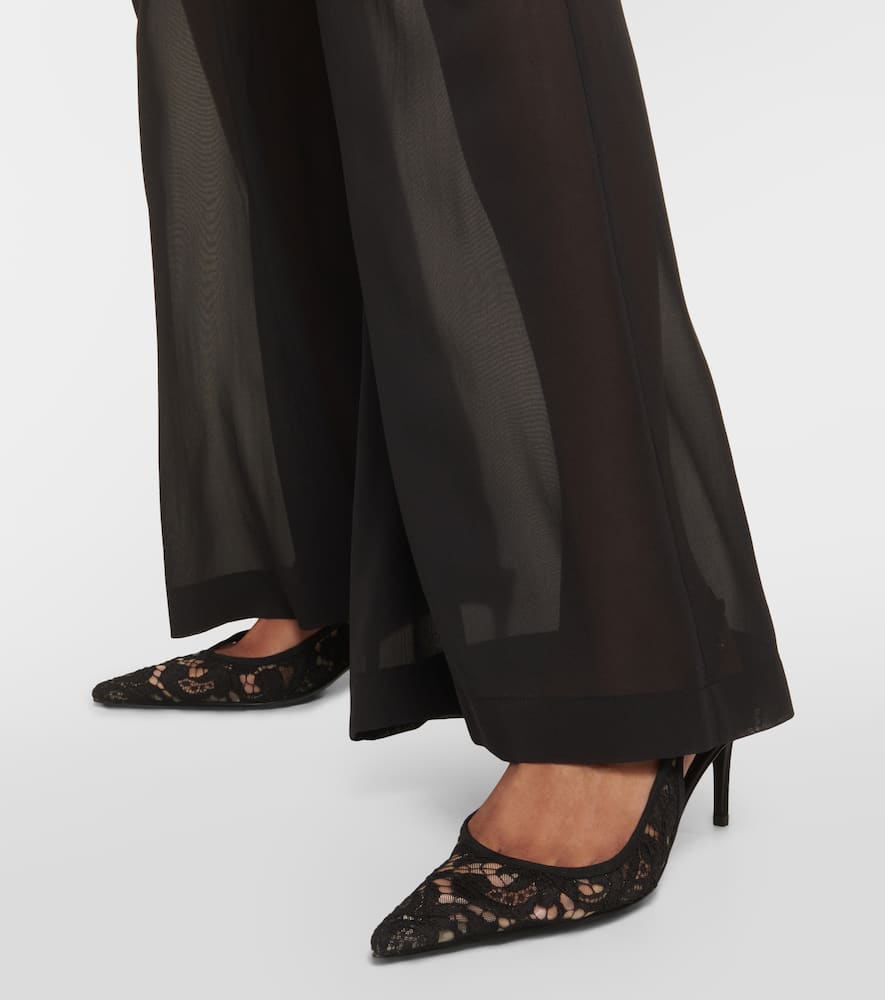 Dolce&Gabbana Lace slingback pumps