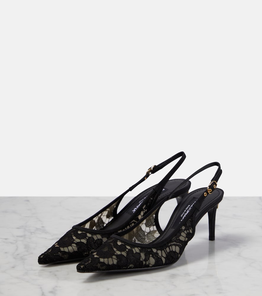 Dolce&Gabbana Lace slingback pumps