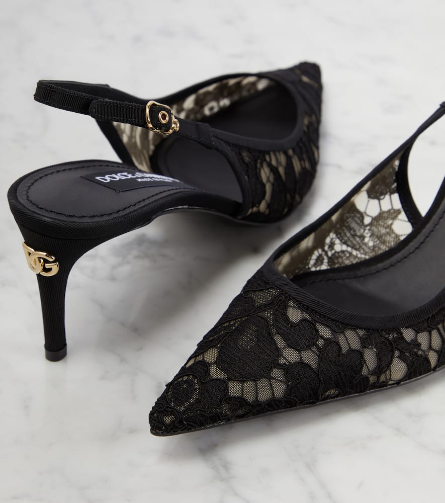 Dolce&Gabbana Lace slingback pumps