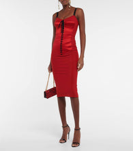 Dolce&Gabbana Lace-up midi dress