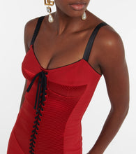 Dolce&Gabbana Lace-up midi dress