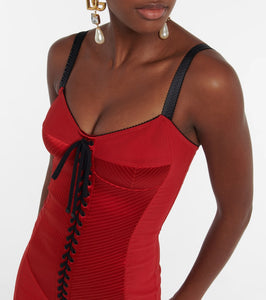 Dolce&Gabbana Lace-up midi dress