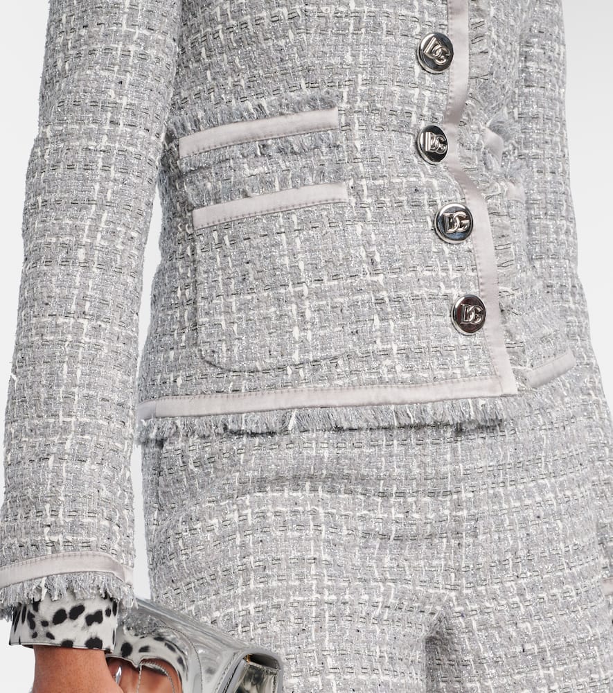 Dolce&Gabbana Lam√É¬© boucl√É¬© jacket