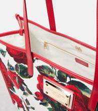 Dolce&Gabbana Large leather-trimmed canvas shopper