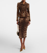 Dolce&Gabbana Leopard-print wool  jacket