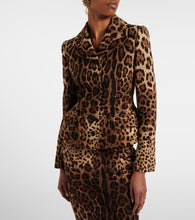 Dolce&Gabbana Leopard-print wool  jacket
