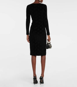 Dolce&Gabbana Logo cotton midi dress