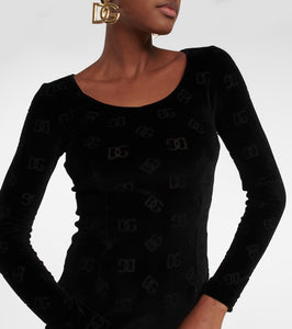 Dolce&Gabbana Logo cotton midi dress
