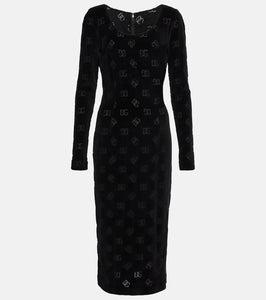 Dolce&Gabbana Logo cotton midi dress