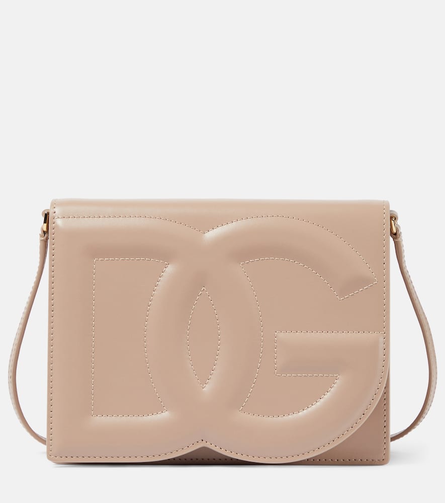 Dolce&Gabbana Logo leather crossbody bag