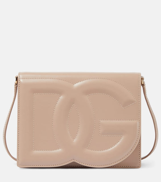 Dolce&Gabbana Logo leather crossbody bag