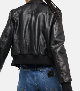 Dolce&Gabbana Logo leather jacket