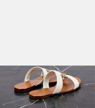 Dolce&Gabbana Logo leather sandals
