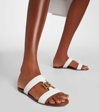 Dolce&Gabbana Logo leather sandals
