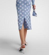 Dolce&Gabbana Logo midi skirt