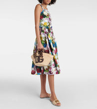 Dolce&Gabbana Logo raffia slides