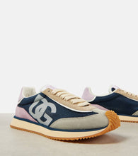 Dolce&Gabbana Logo suede sneakers