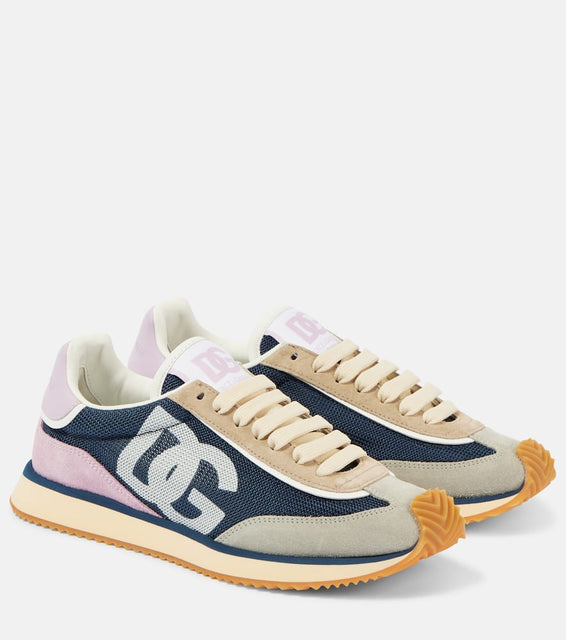 Dolce&Gabbana Logo suede sneakers