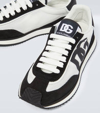 Dolce&Gabbana Logo suede-trimmed sneakers