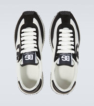 Dolce&Gabbana Logo suede-trimmed sneakers