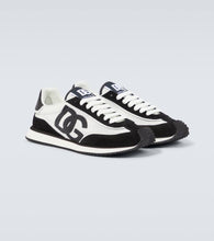 Dolce&Gabbana Logo suede-trimmed sneakers