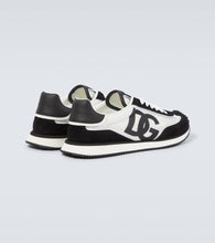 Dolce&Gabbana Logo suede-trimmed sneakers