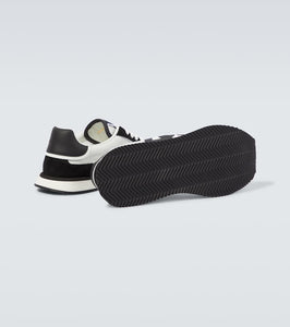 Dolce&Gabbana Logo suede-trimmed sneakers