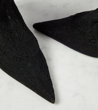 Dolce&Gabbana Lollo lace and leather ankle boots