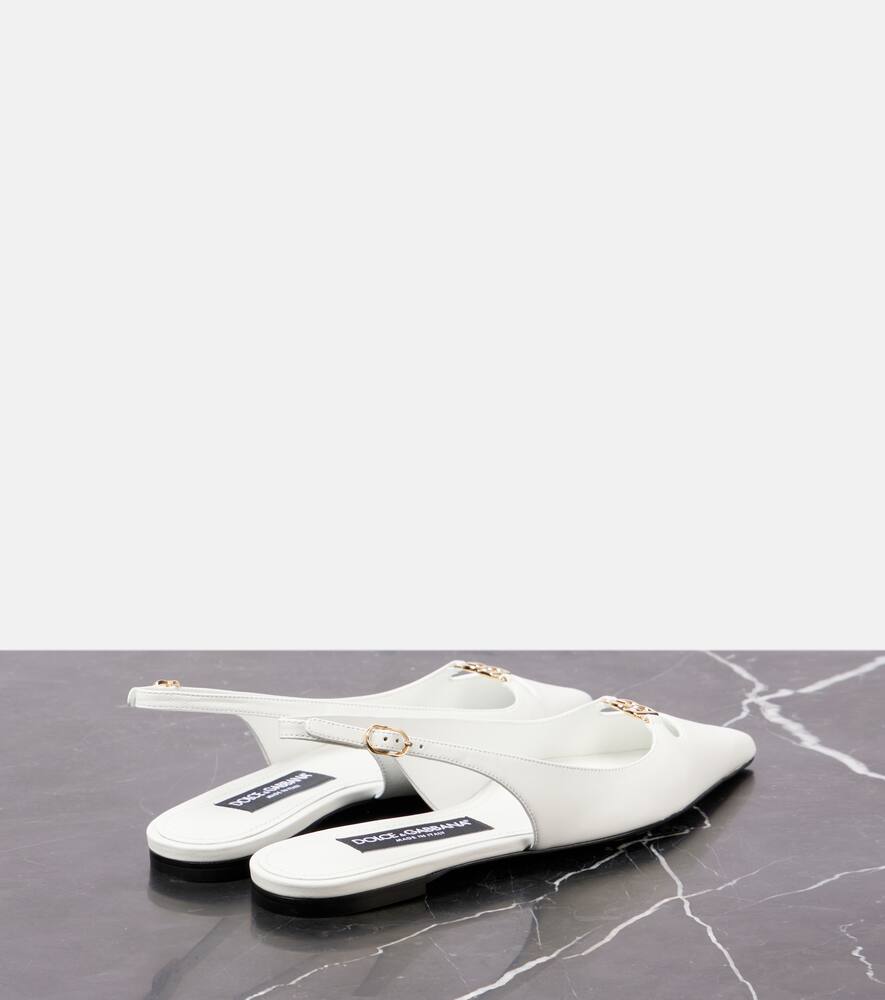Dolce&Gabbana Lollo leather ballet flats