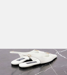 Dolce&Gabbana Lollo leather ballet flats