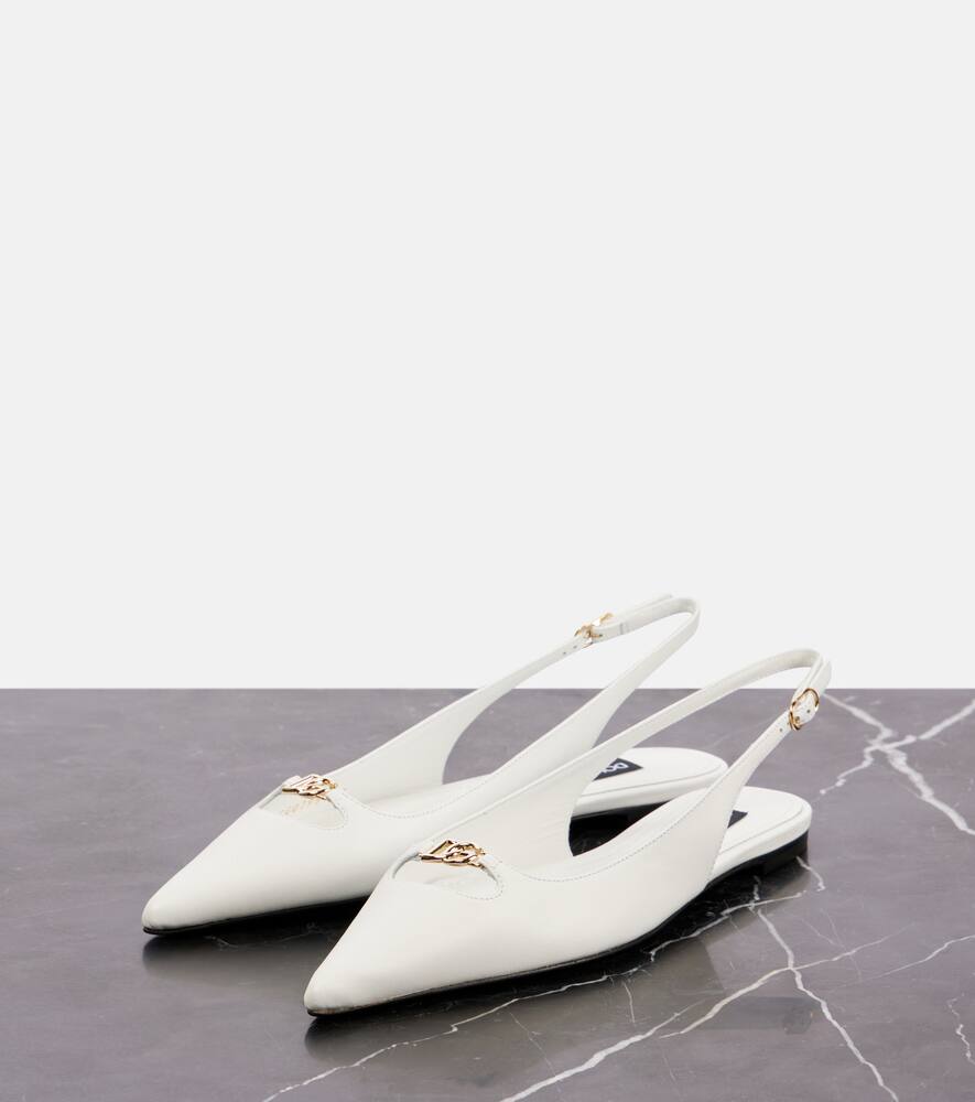 Dolce&Gabbana Lollo leather ballet flats