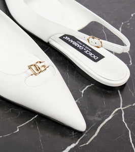 Dolce&Gabbana Lollo leather ballet flats