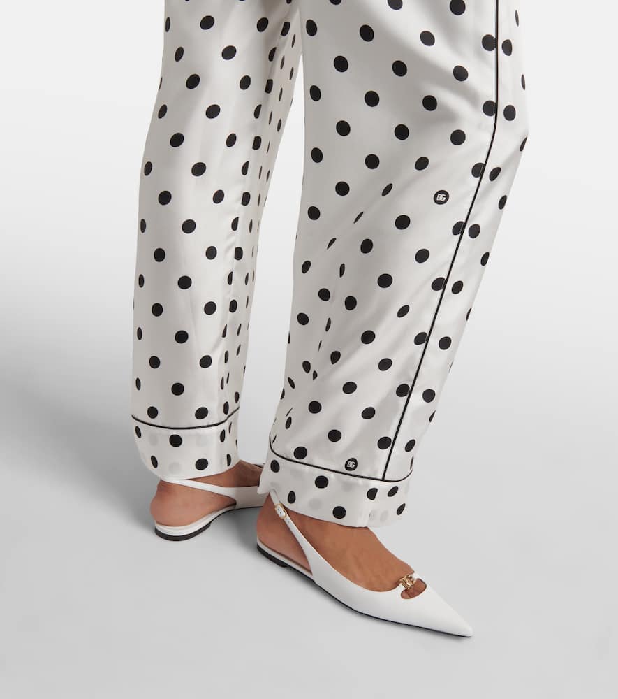 Dolce&Gabbana Lollo leather ballet flats