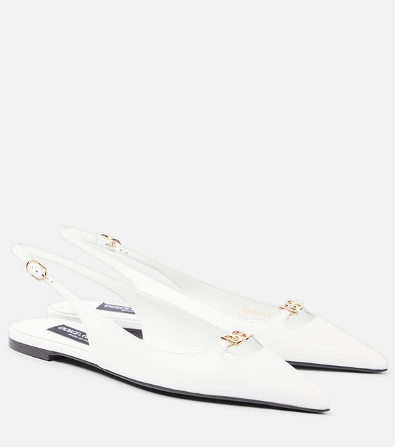 Dolce&Gabbana Lollo leather ballet flats