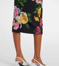 Dolce&Gabbana Longuette floral cady shirt dress
